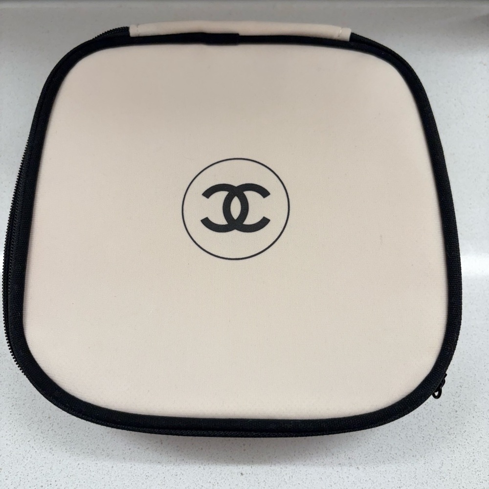 Chanel makeup bag